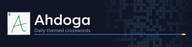 Ahdoga – Daily themed crosswords